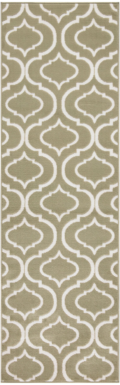 Nourison Home Jubilant JUB19 Olive Transitional Power-loomed Rug