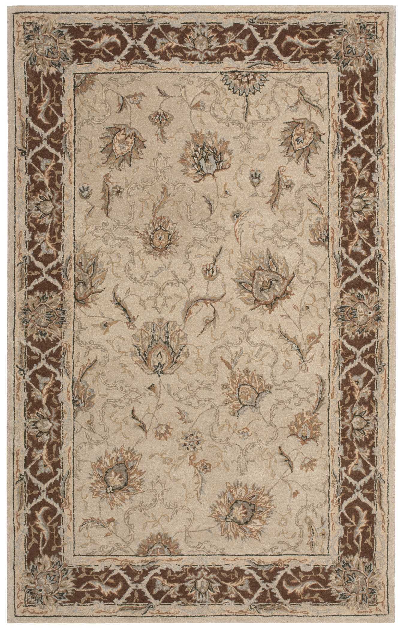 Nourison Home Heritage Hall HE27 Mist Traditional Tufted Rug