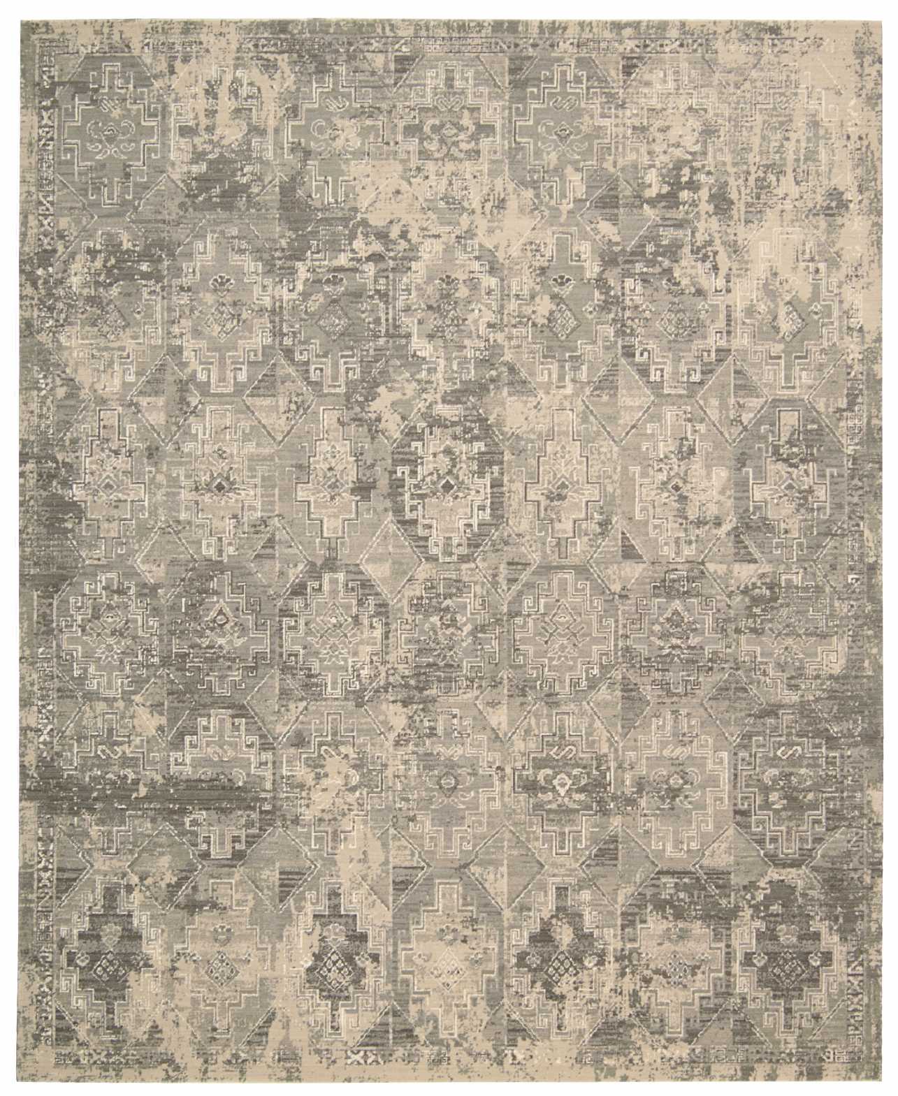 Nourison Home Silk Elements SKE19 Mushroom Traditional Loomed Rug