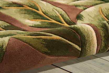 Nourison Home Tropics  Khaki  Contemporary