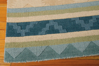 Nourison Home India House  Blue Green  Traditional