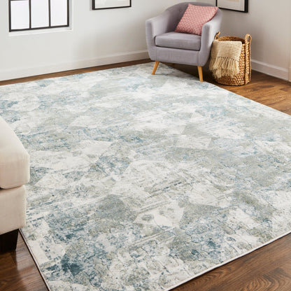 Feizy Atwell 3868F Green Multi Transitional/Casual/Rustic Machine Woven Rug - Rugs - Feizy - Atlanta Designer Rugs