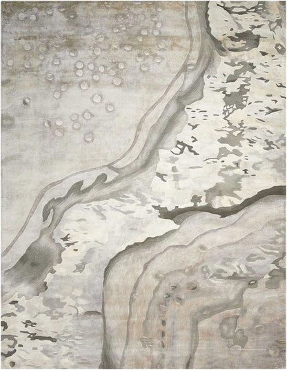 Nourison Home Prismatic PRS05 Silver Cloud Contemporary Hand Tufted Rug