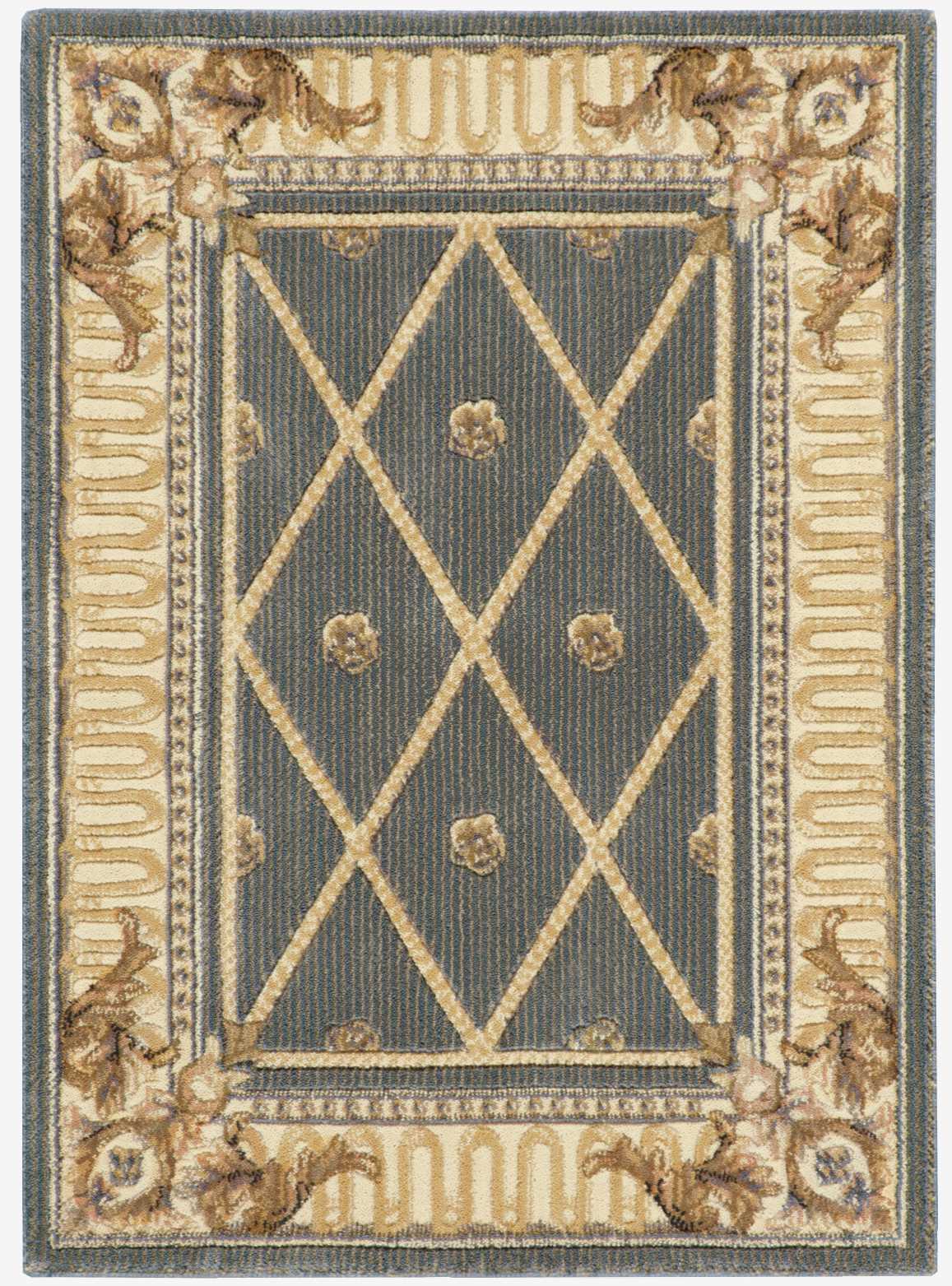 Nourison Home Ashton House AS03 Blue Traditional Loom-woven Rug