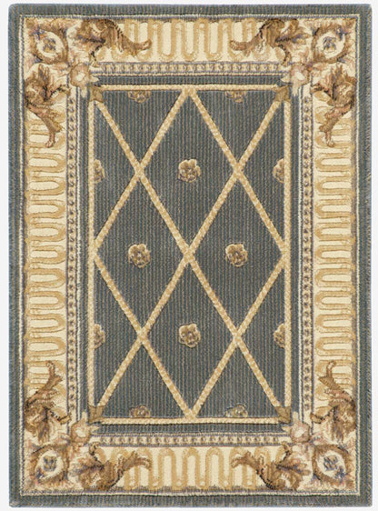 Nourison Home Ashton House AS03 Blue Traditional Loom-woven Rug