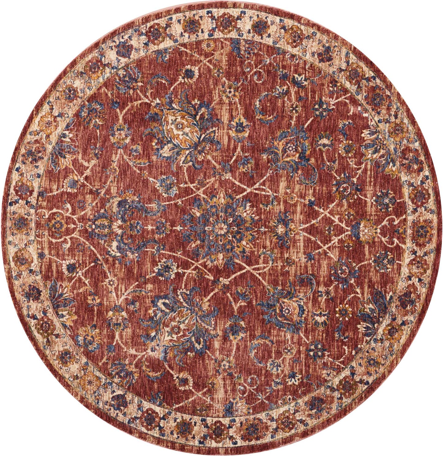 Nourison Home Lagos LAG02 Brick Traditional Power-loomed Rug