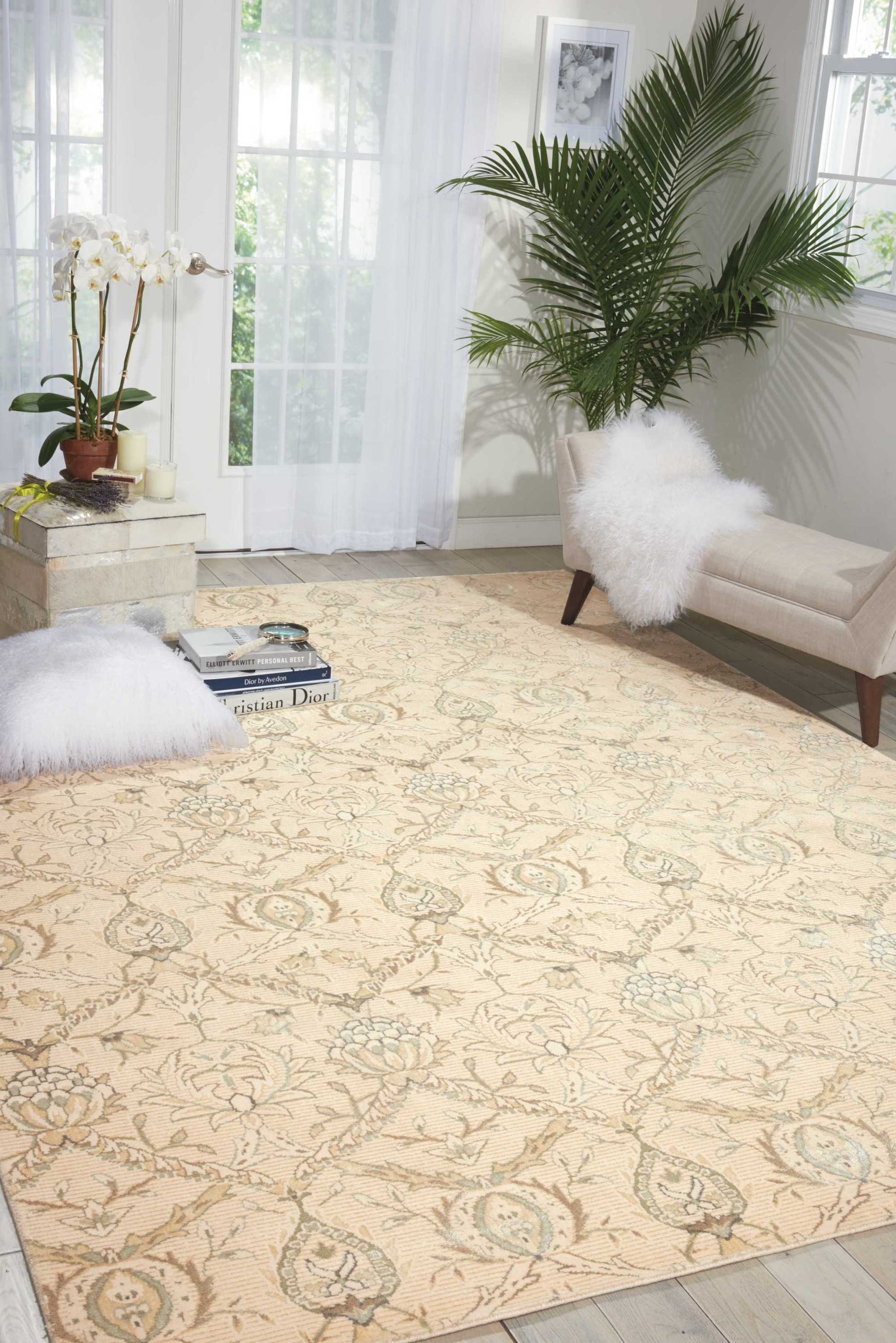 Nourison Home Luminance  Cream  Transitional