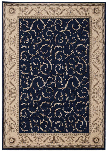 Nourison Home Somerset  Navy  Traditional