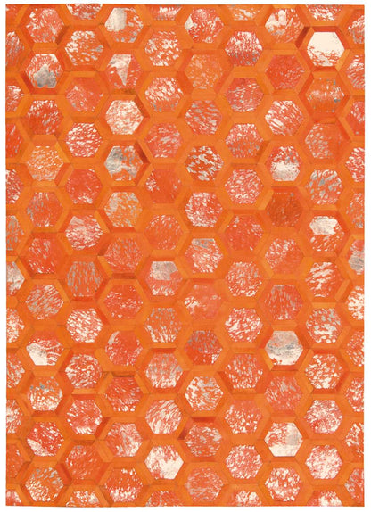 Michael Amini City Chic MA100 Tangerine Contemporary Woven Rug