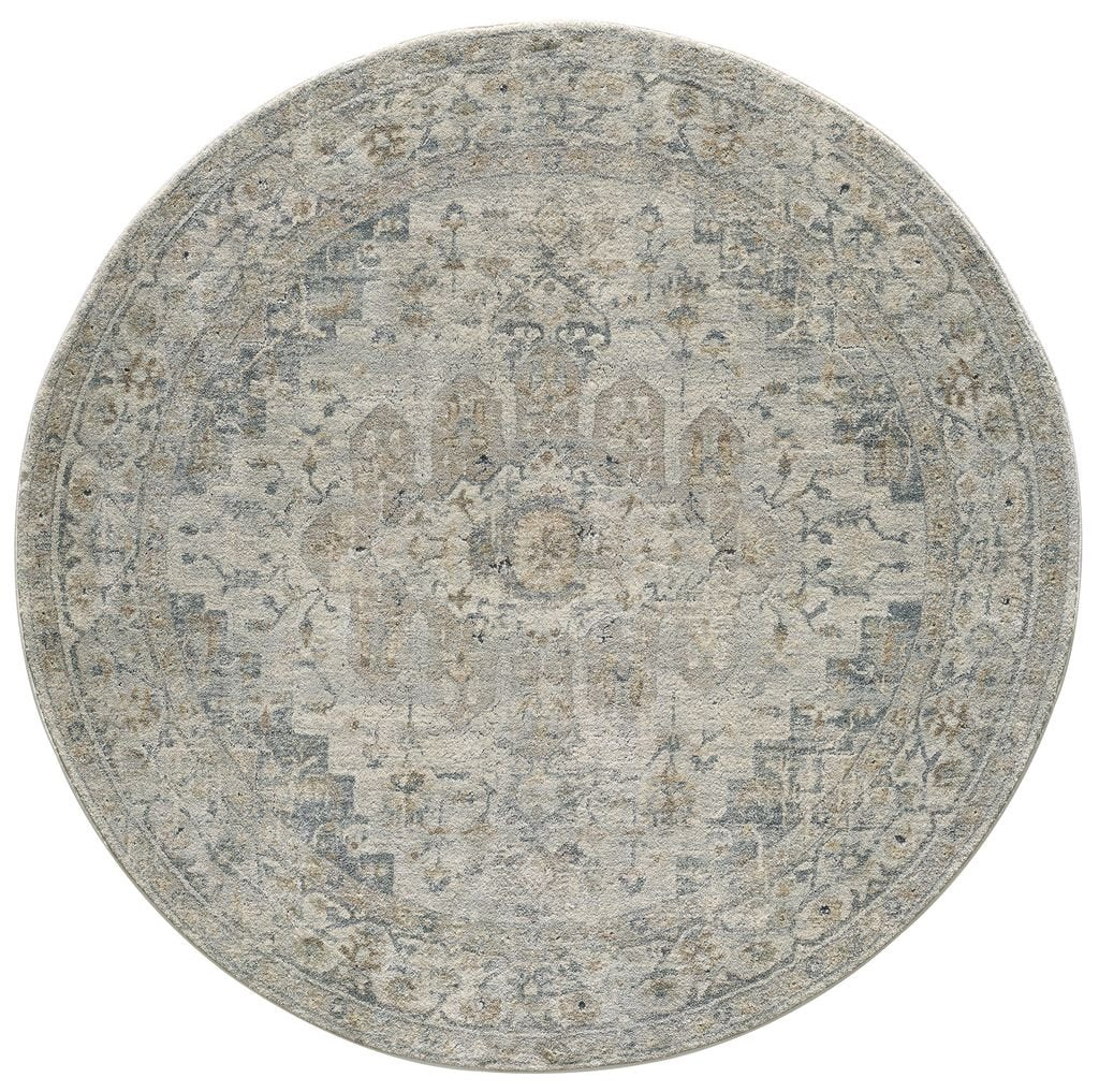 KAS Solana 4603 Ivory Transitional Machine Woven Rug - Rugs - KAS - Atlanta Designer Rugs