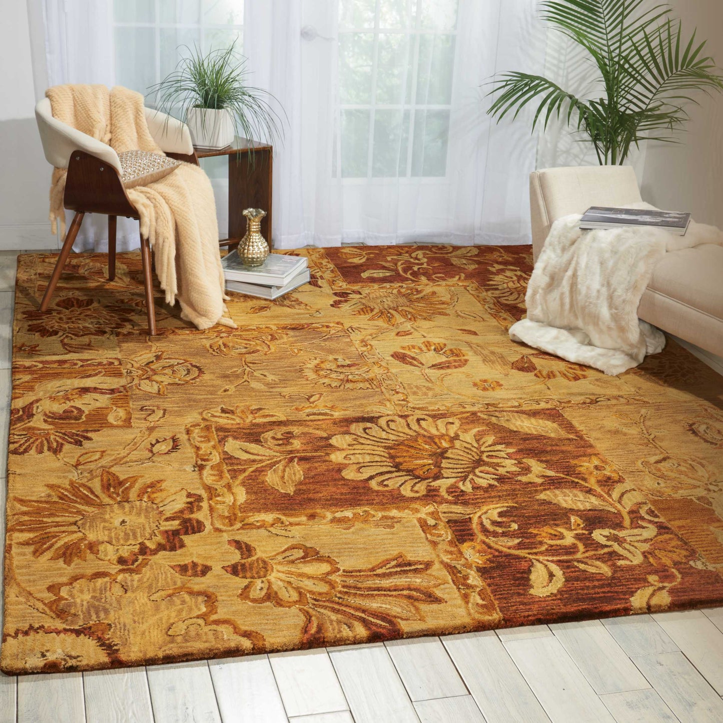 Nourison Home Jaipur  Multicolor  Transitional