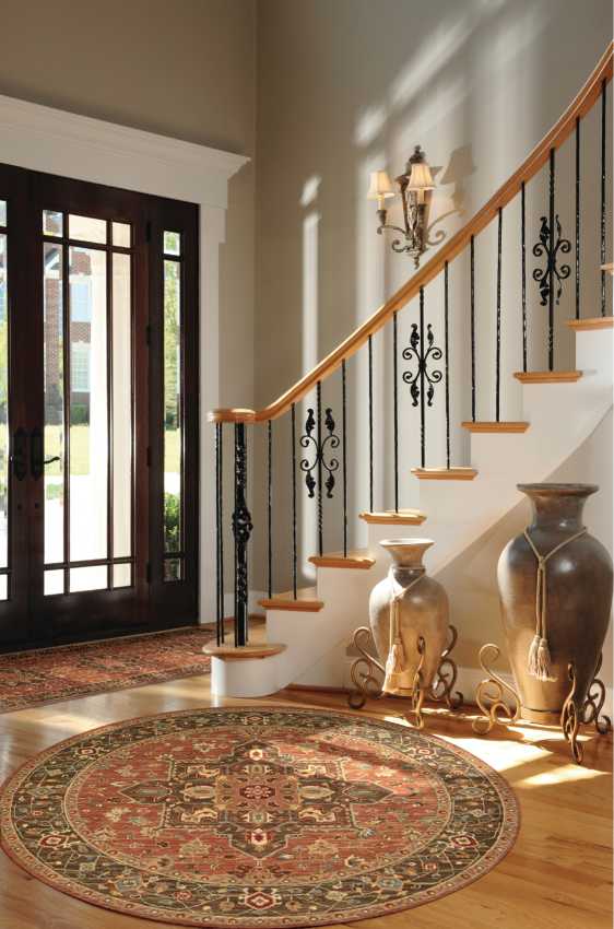 Nourison Home Living Treasures  Rust  Traditional