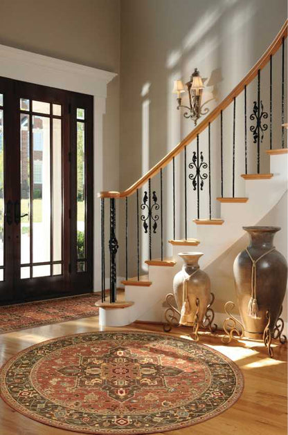 Nourison Home Living Treasures  Rust  Traditional