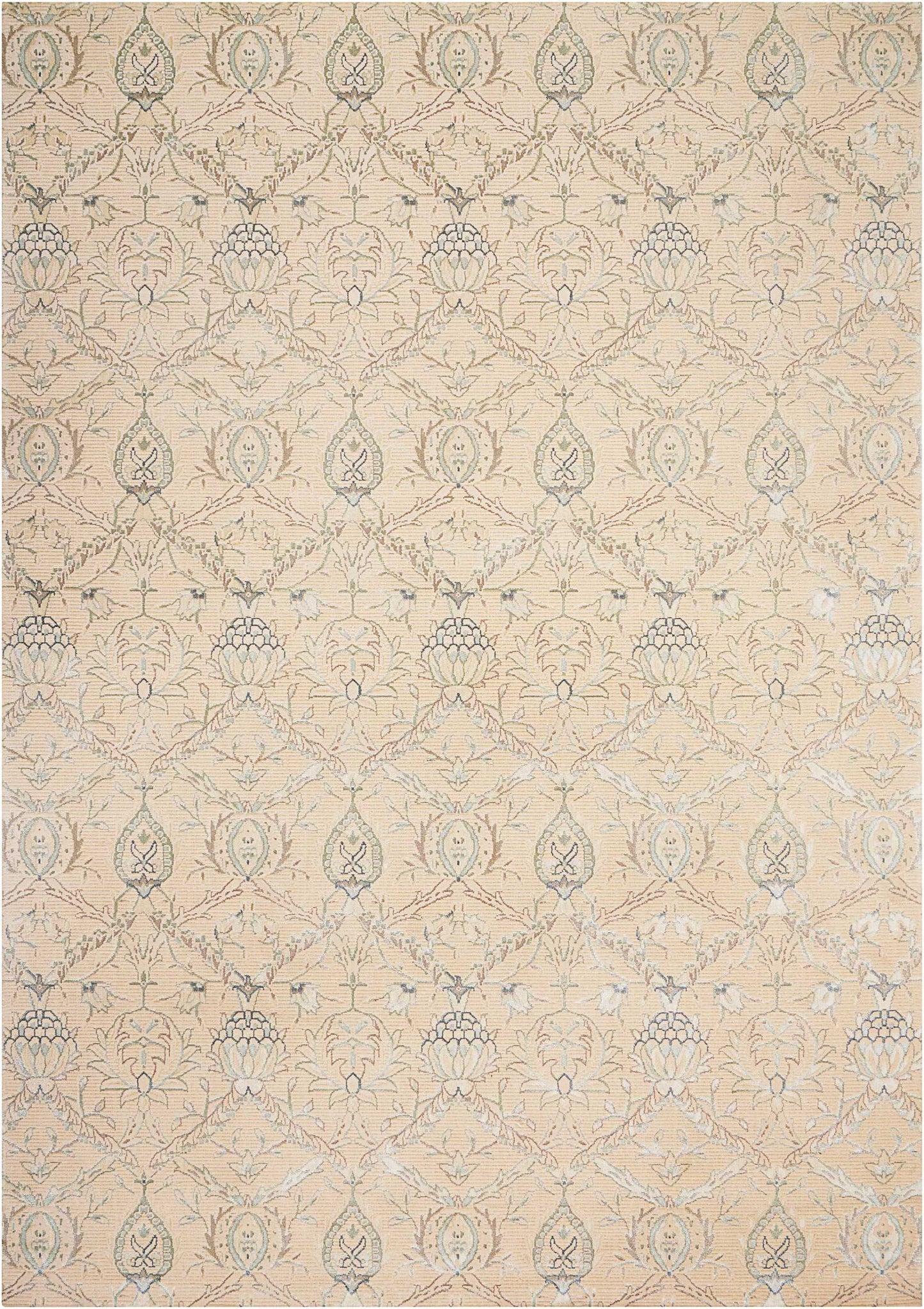 Nourison Home Luminance LUM07 Cream Transitional Loomed Rug