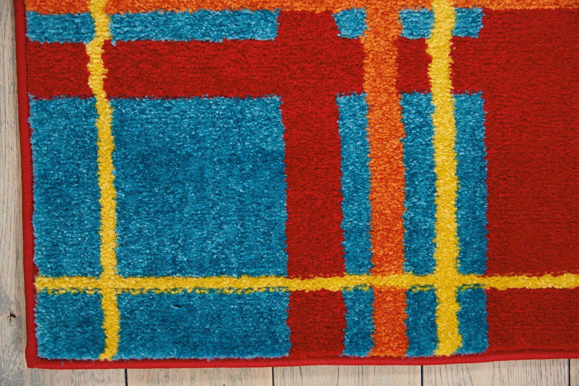 Nourison Home Oakdale  Red  Contemporary