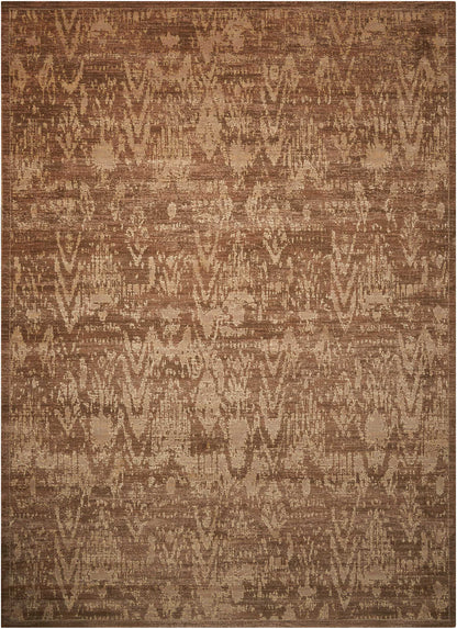 Nourison Home Silken Allure SLK17 Chocolate Traditional Loomed Rug