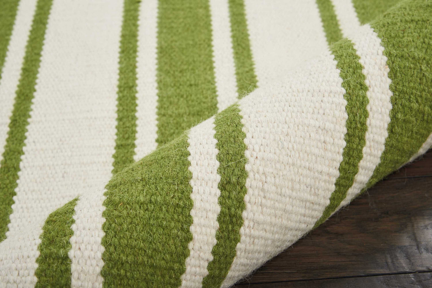 Nourison Home Rio Vista  Ivory Green  Contemporary