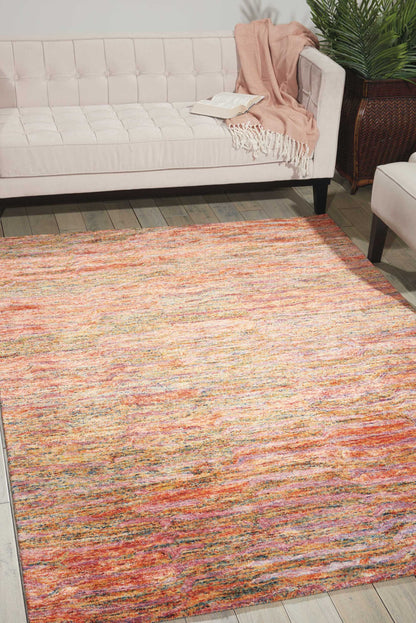 Nourison Home Gemstone  Fire Opal  Contemporary