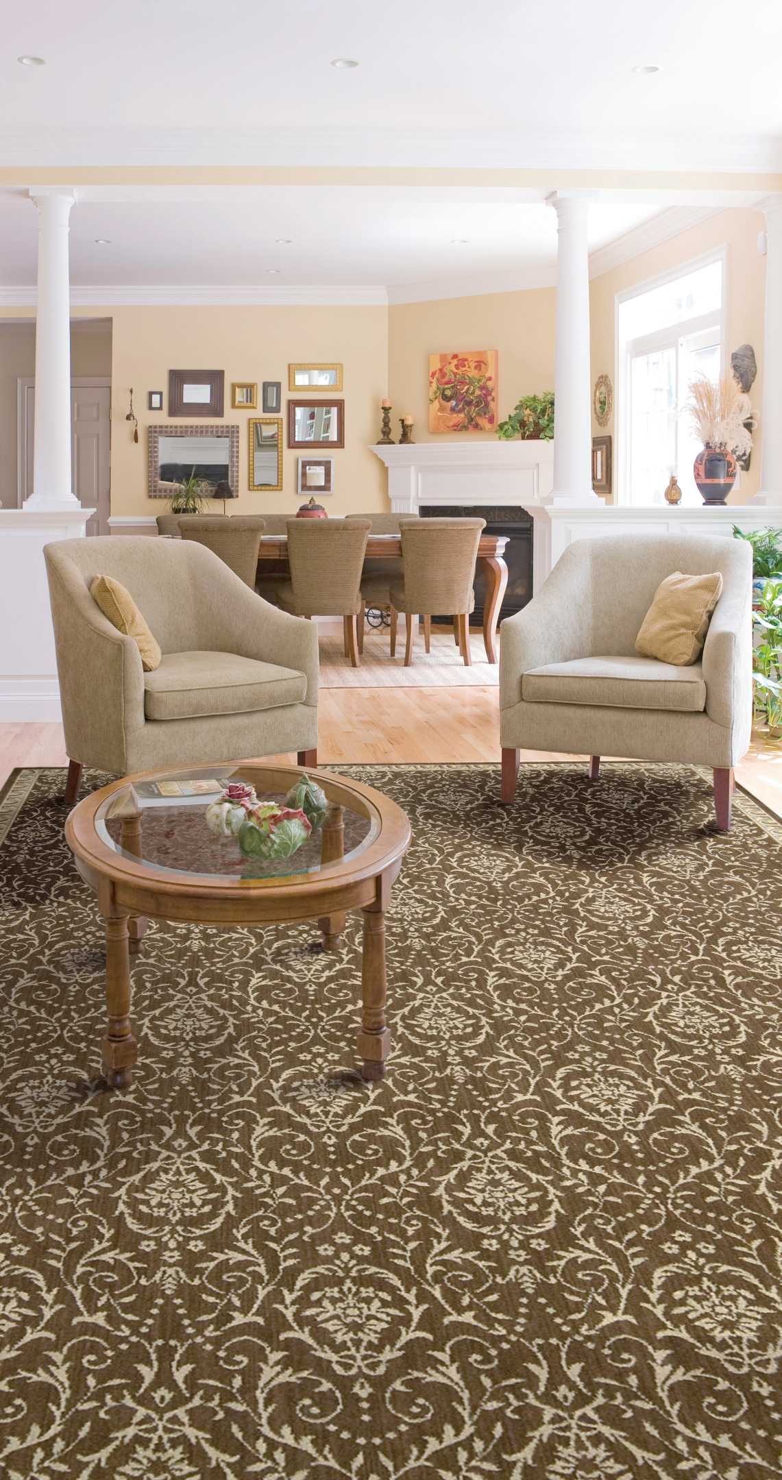 Nourison Home Riviera  Chocolate  Traditional