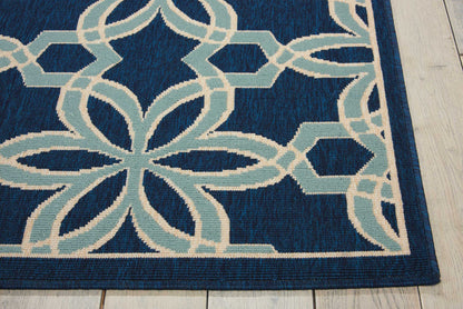 Nourison Home Caribbean  Navy  Transitional
