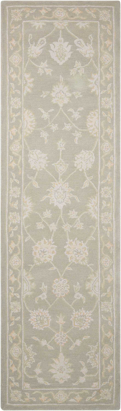 Nourison Home Zephyr ZEP02 Silver Traditional Tufted Rug