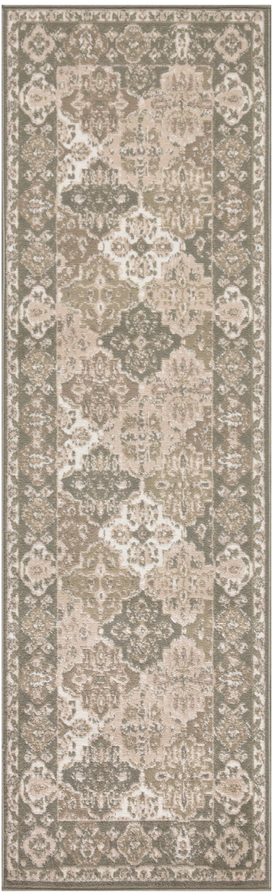 Nourison Home Grafix GRF31 Green Traditional Power-loomed Rug