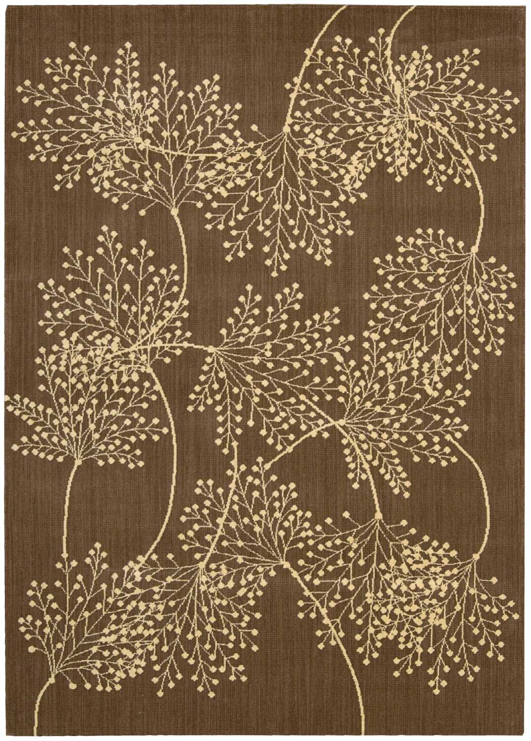 Nourison Home Capri CAP1 Chocolate Contemporary Loom-woven Rug