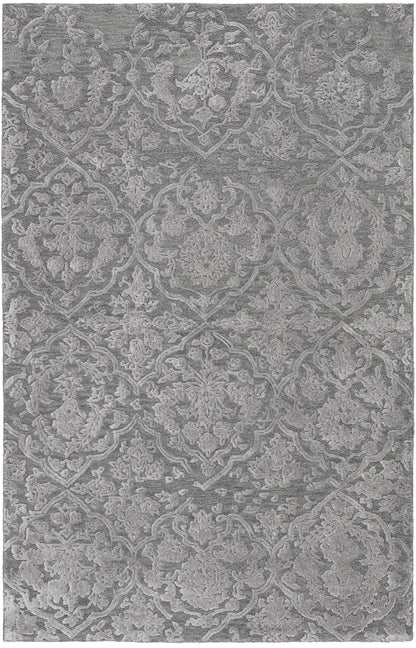 Nourison Home Opaline OPA14 Charcoal Silver Transitional Tufted Rug
