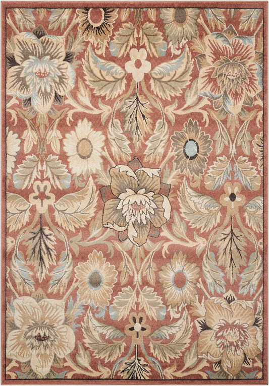 Nourison Home Walden  Brick  Transitional