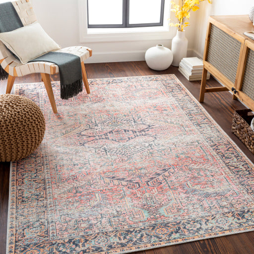 Surya Kemer KMR-2303 Dusty Coral Traditional  Rug