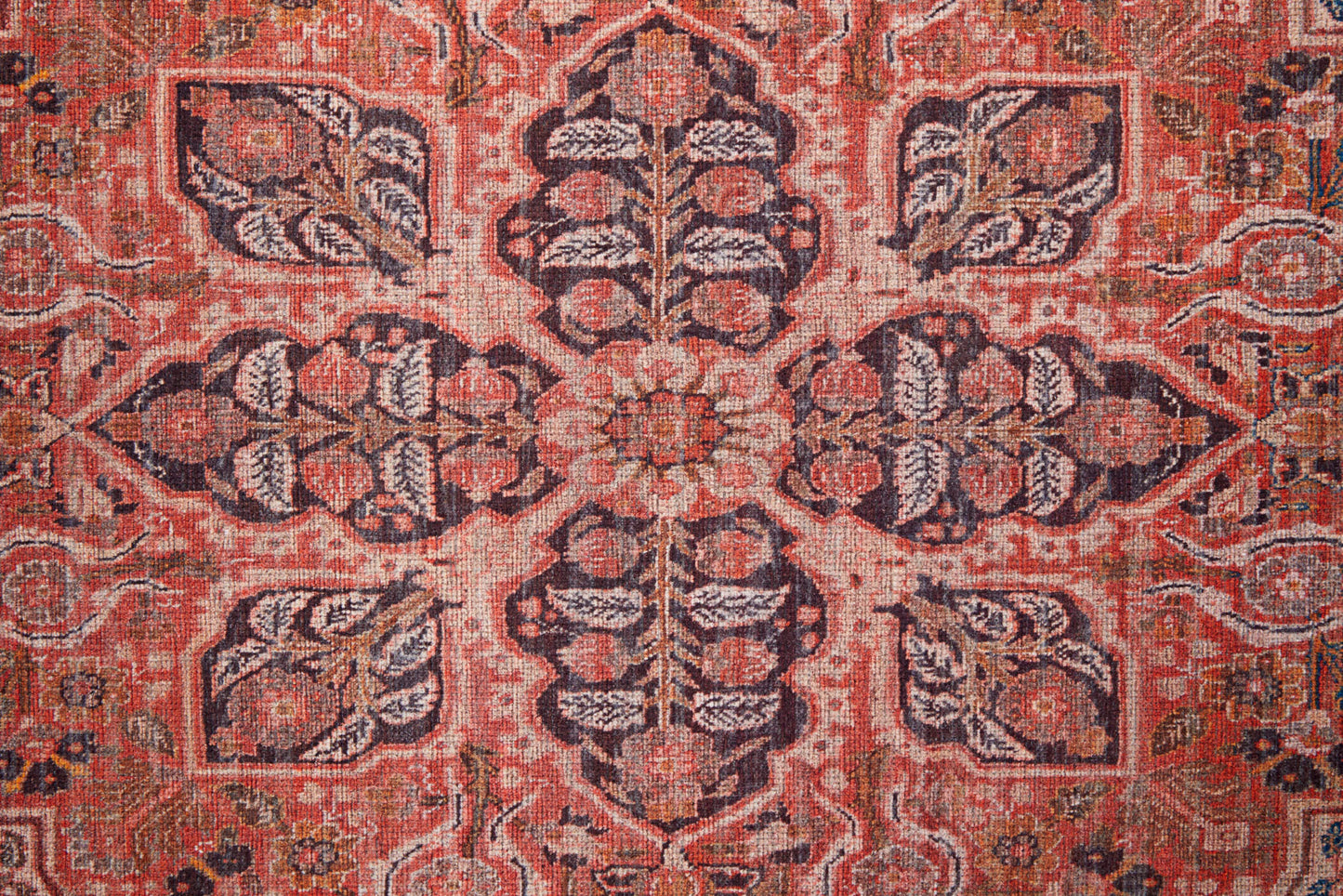 Feizy Rawlins  Terracotta Multi Transitional/Bohemian & Eclectic/Vintage