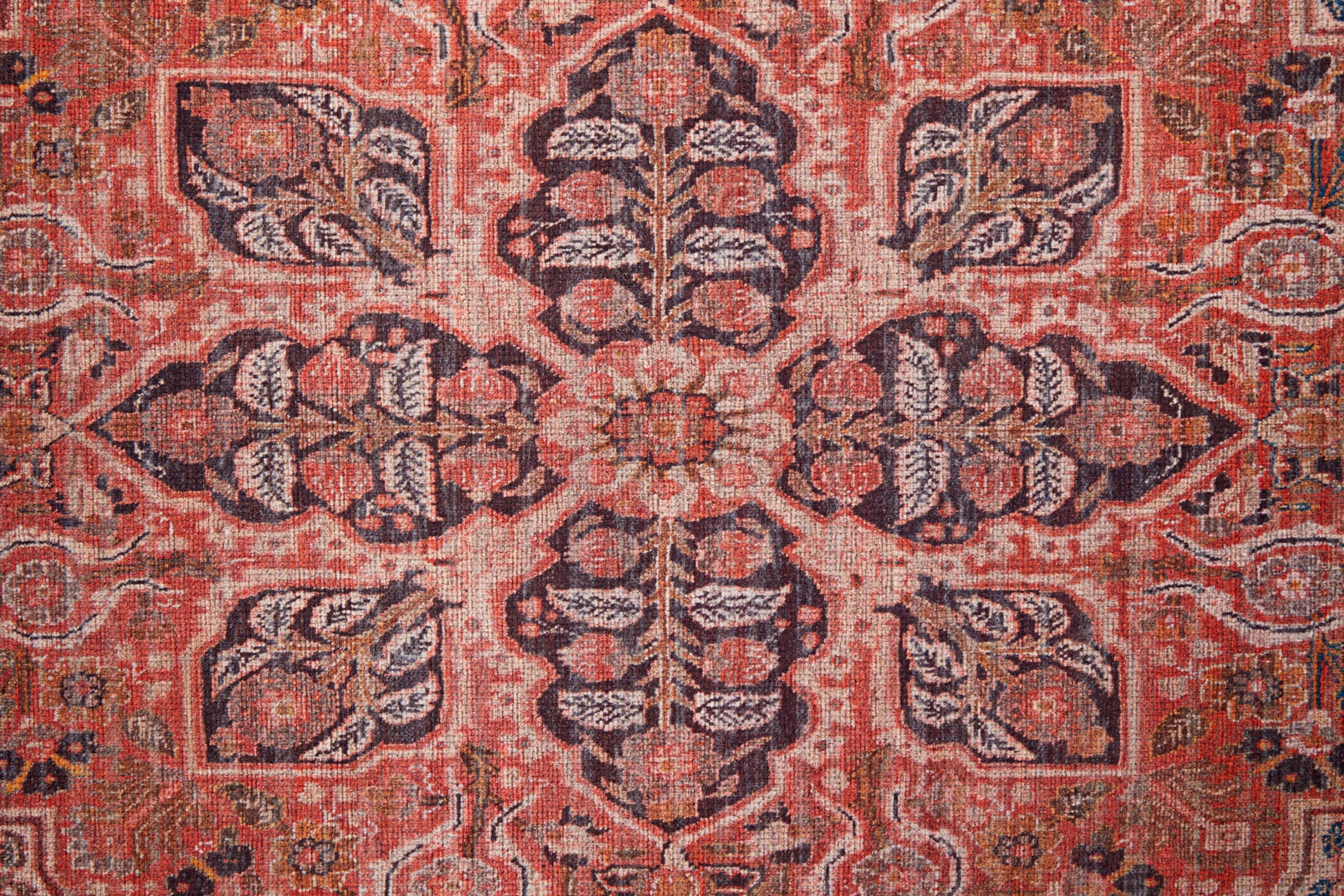 Feizy Rawlins  Terracotta Multi Transitional/Bohemian & Eclectic/Vintage