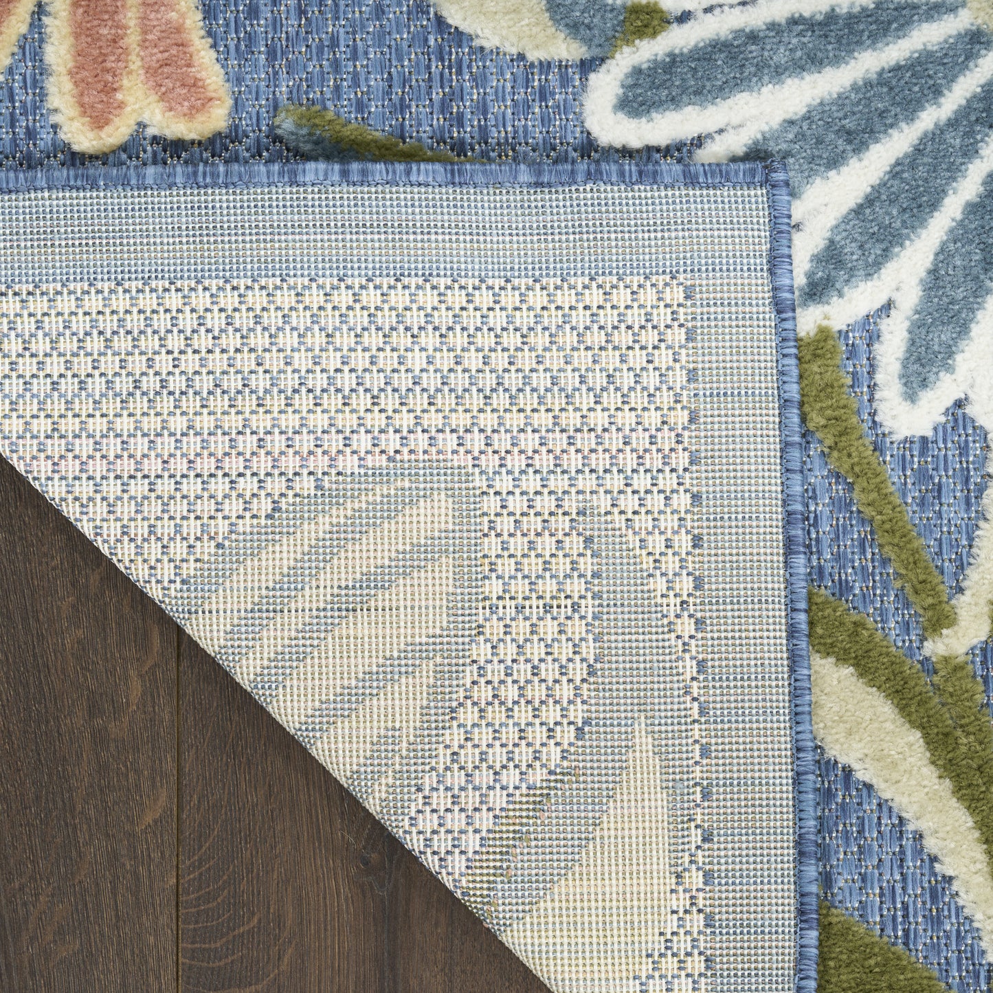 Nourison Home Aloha  Blue Sage  Contemporary