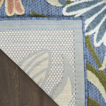 Nourison Home Aloha  Blue Sage  Contemporary