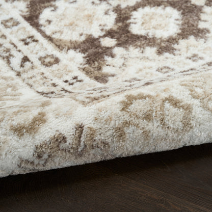 Nourison Home Dekor  Ivory Brown  Traditional