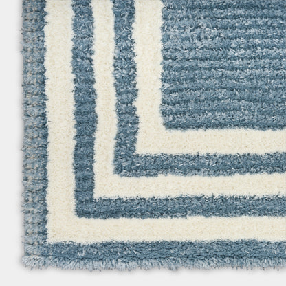 Nourison Home Pacific Shag  Blue Ivory  Contemporary