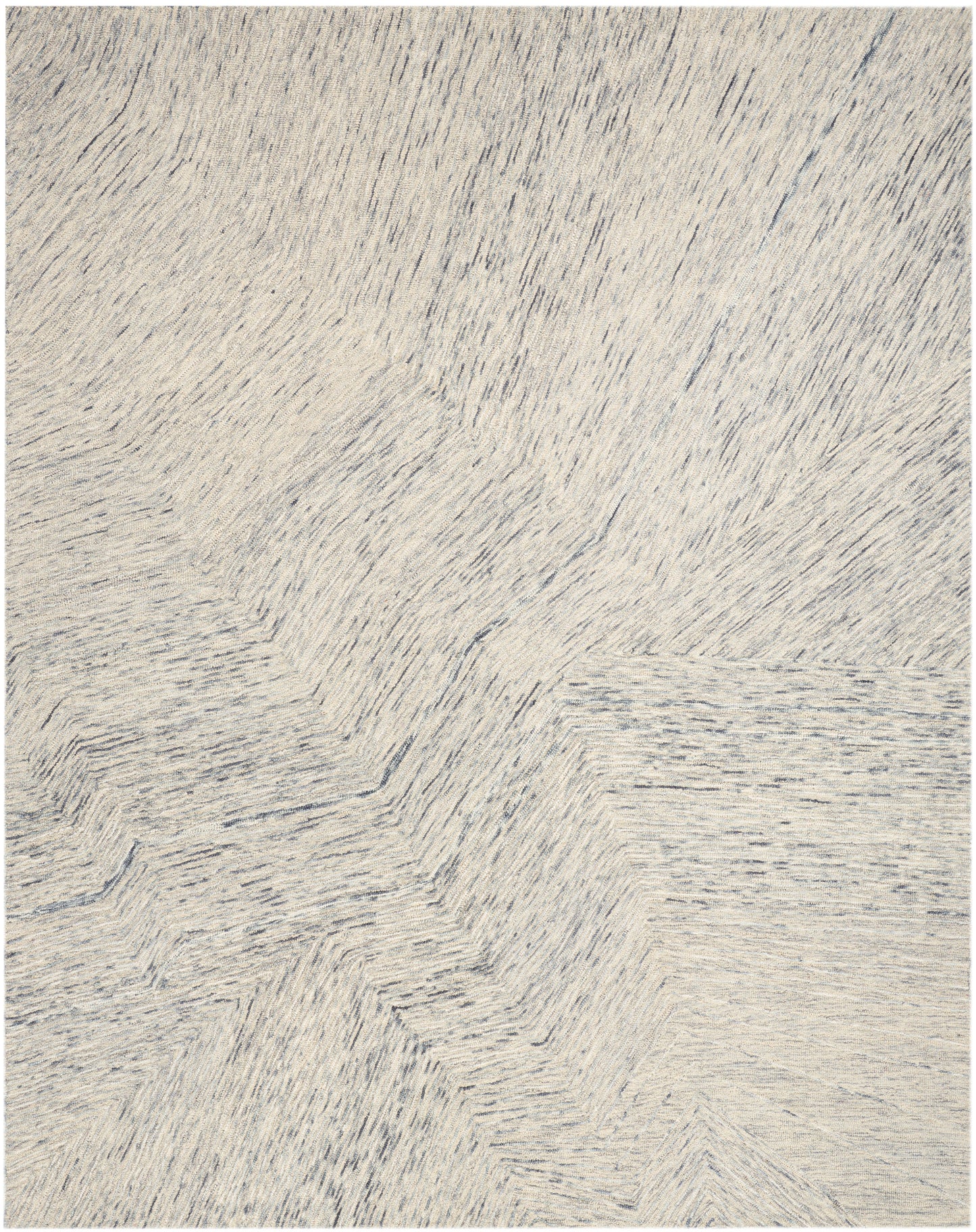 DKNY Pure Angles ANG01 Grey Contemporary Hand Tufted Rug