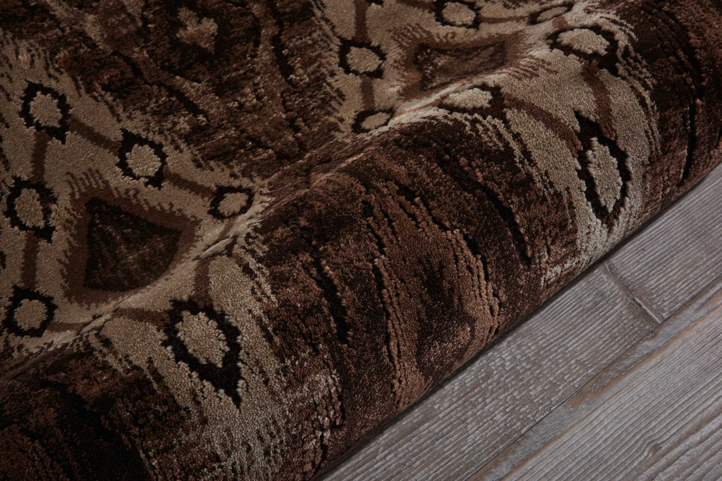 Nourison Home Karma  Chocolate  Transitional