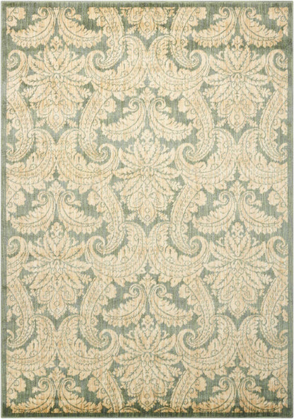 Nourison Home Aristo  Blue Ivory  Transitional