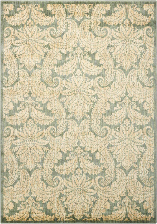 Nourison Home Aristo  Blue Ivory  Transitional