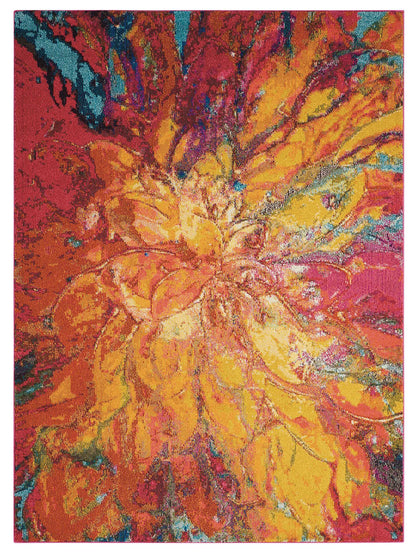 Nourison Home Celestial  Cayenne  Contemporary