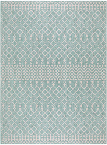 Nourison Home Positano  Aqua  Contemporary