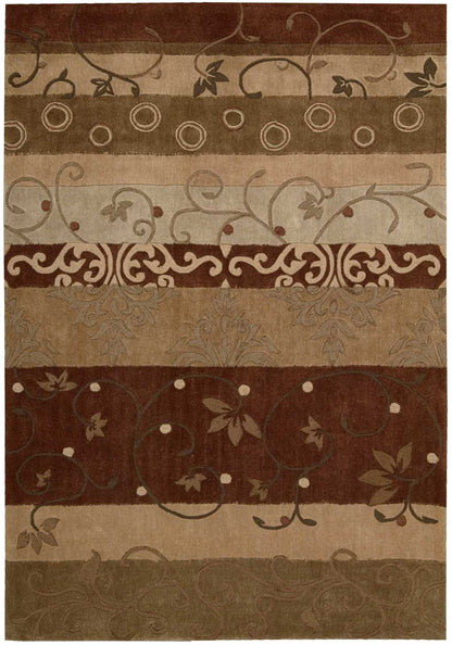 Nourison Home Contour  Multicolor  Contemporary