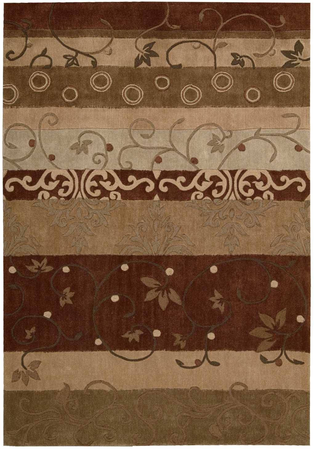 Nourison Home Contour  Multicolor  Contemporary