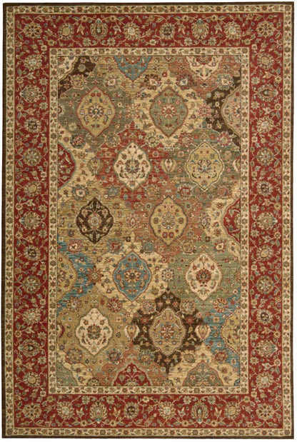 Nourison Home Living Treasures LI03 Multicolor Traditional Loom-woven Rug