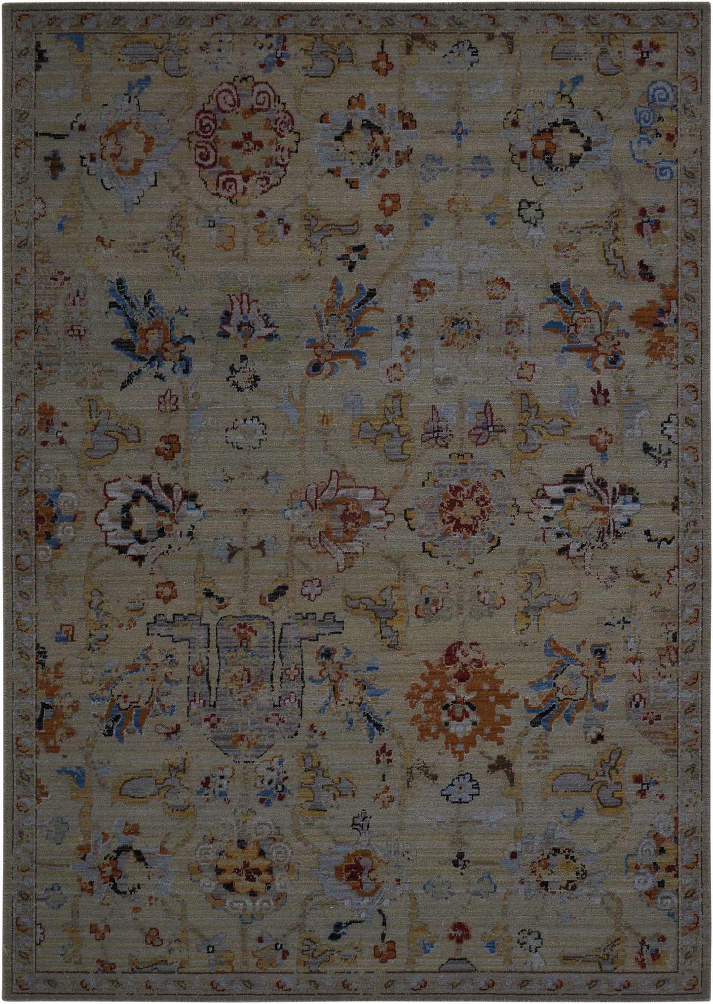 Nourison Home Timeless TML12 Taupe Traditional Loomed Rug