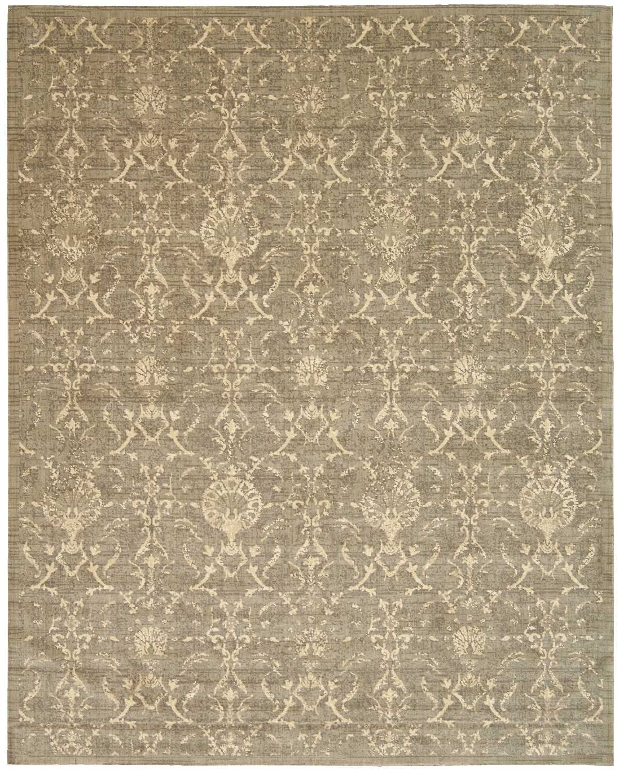 Nourison Home Silk Elements SKE03 Moss Traditional Loomed Rug