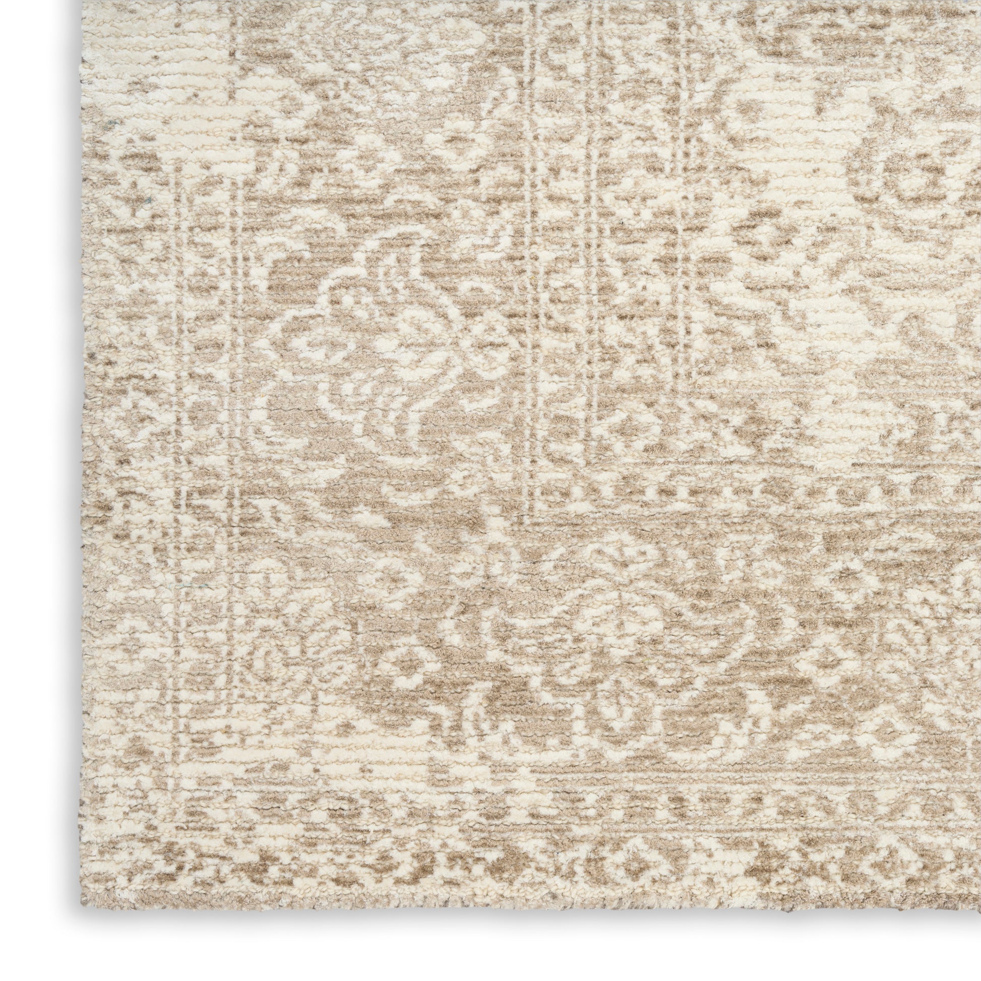 Nourison Home Azalea  Ivory Beige  Traditional