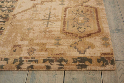 Nourison Home Silk Elements  Beige  Traditional