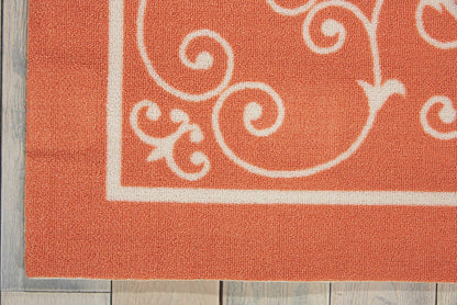 Nourison Home Home & Garden  Orange  Transitional